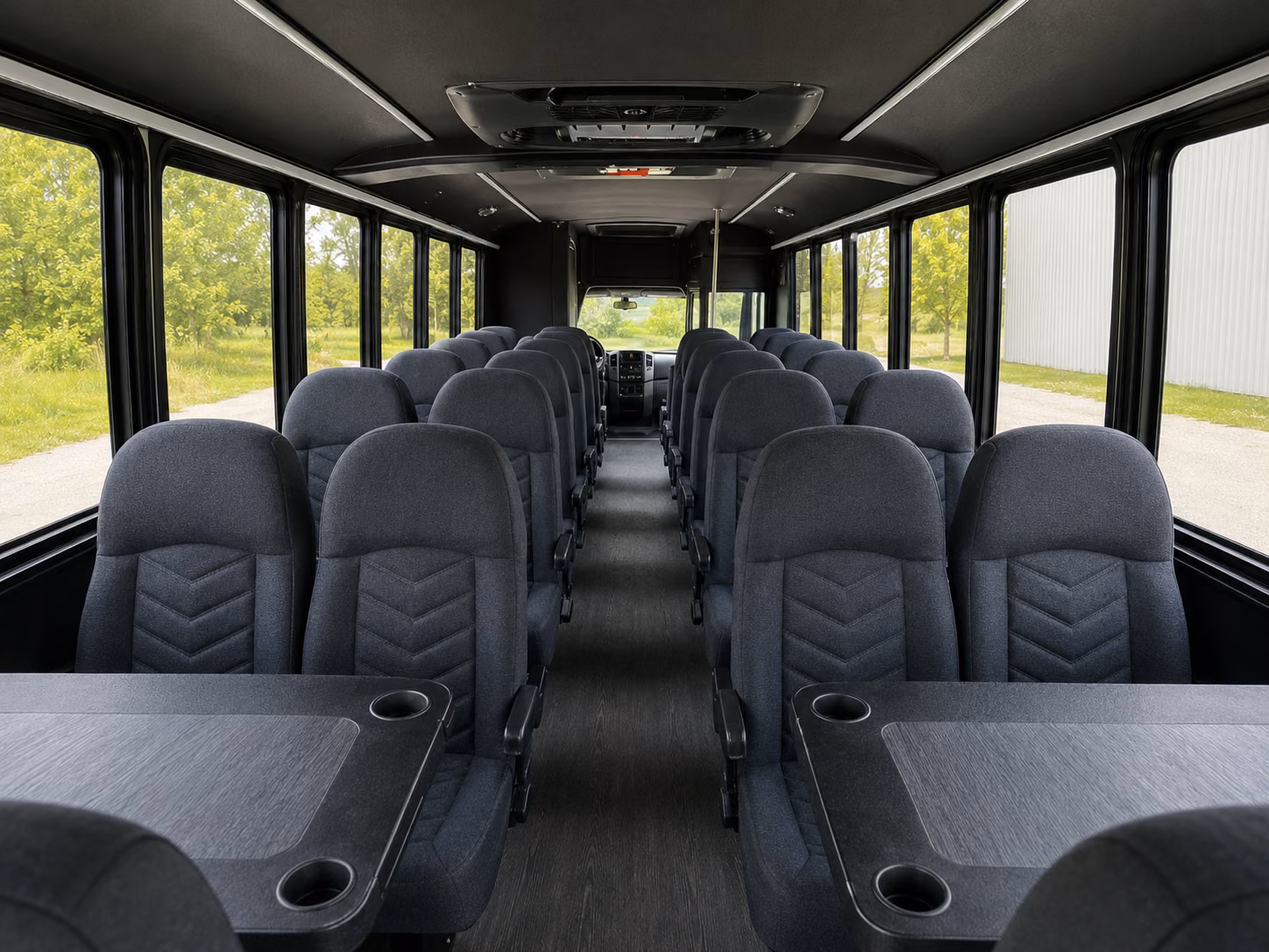 goodyear corporate event transportation onboard seating