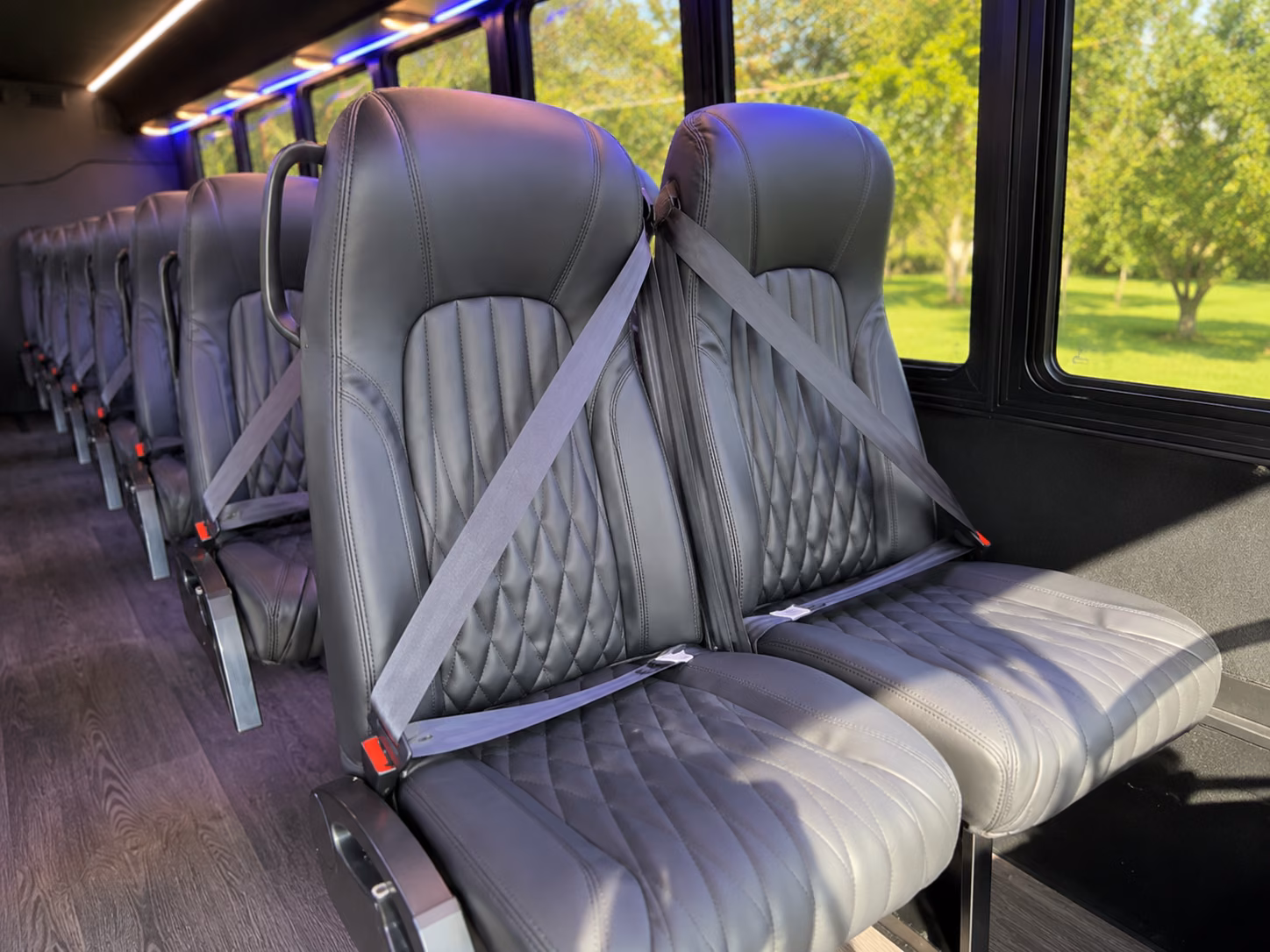 goodyear private event transportation onboard seating